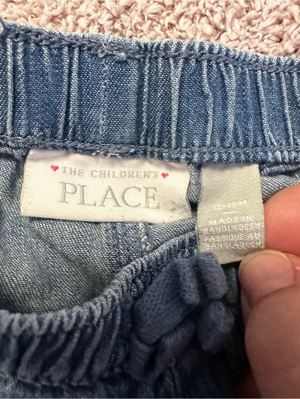 💙 The Children’s Place 12-18M Denim Skort & Shorts Bundle 👖